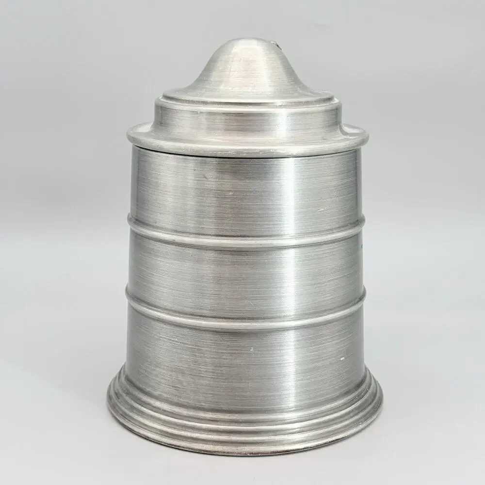 Seymour Mann Imports Pewtertone Pewter Ice Bucket Stein Italy Vintage Lined